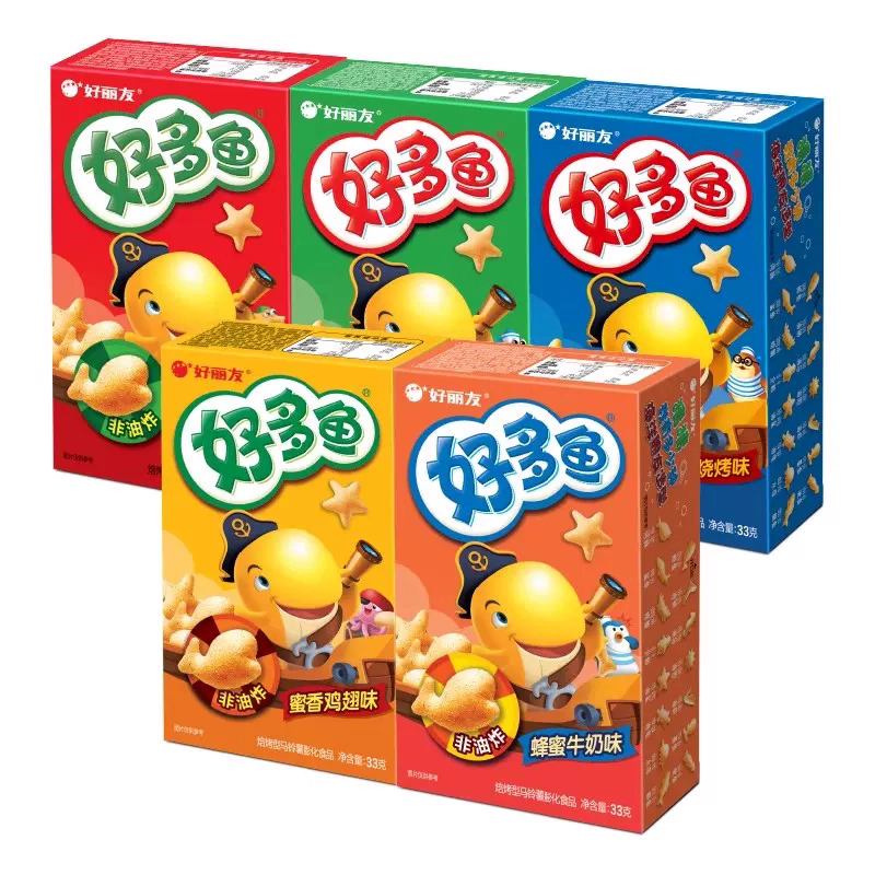 33g好丽友好多鱼蜂蜜牛奶味