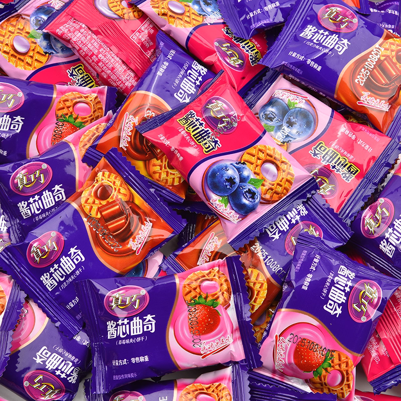 120g真巧酱芯曲奇（草莓）