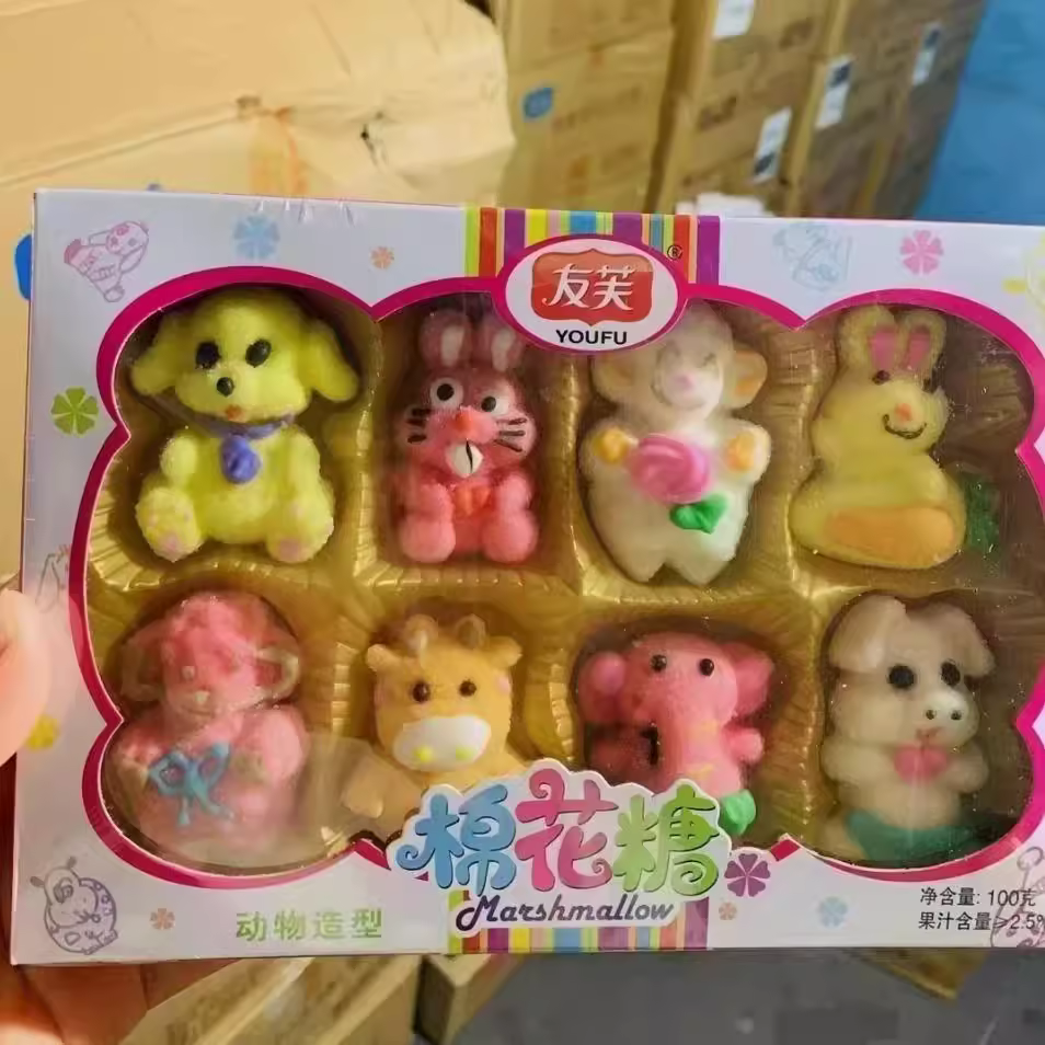 （圆形）友芙120g卡通果汁软糖