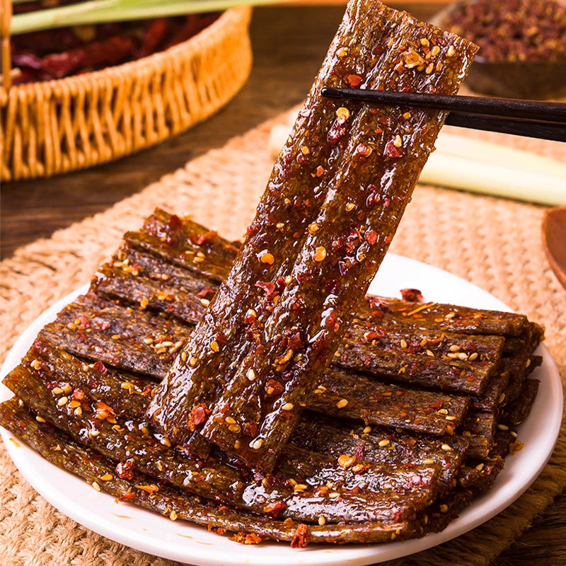 翻天娃136g爆辣牛筋味