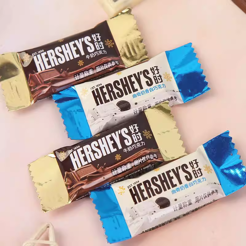 36g Kisses 好时之吻 曲奇奶香好时脆乐多白巧克力风味糖果