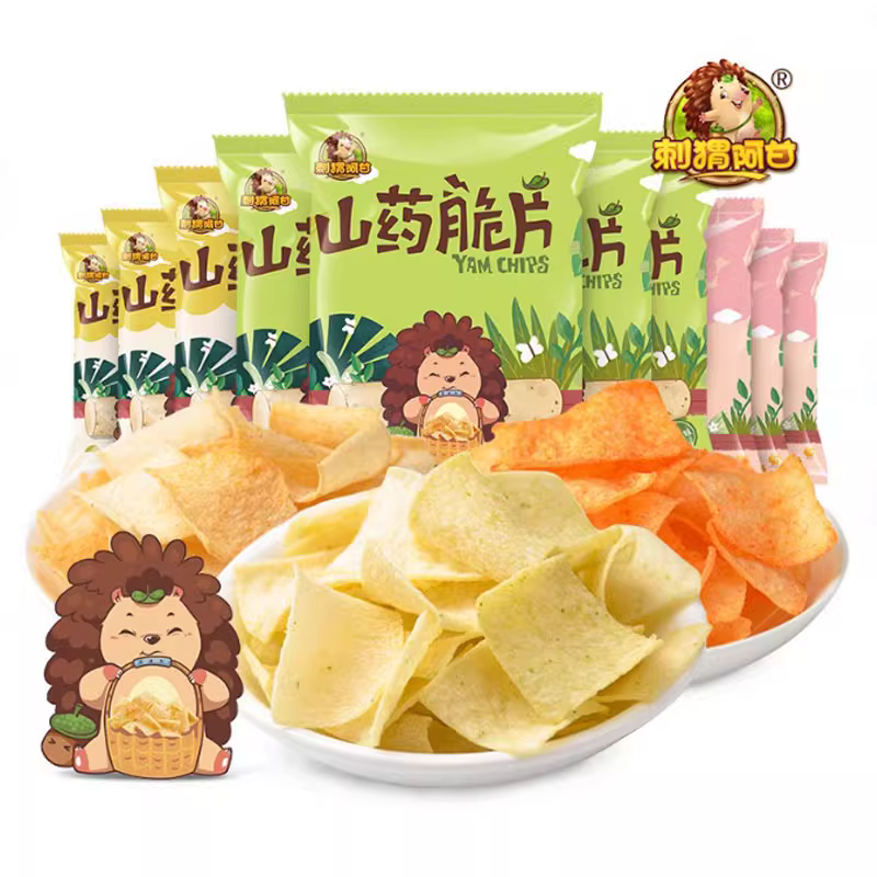 刺猬阿甘山药脆片（香葱味）60克