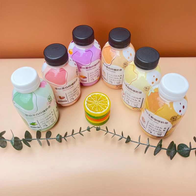 鹿茶记440ml爆珠奶昔