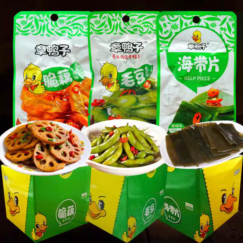 散称章鸭子海带片