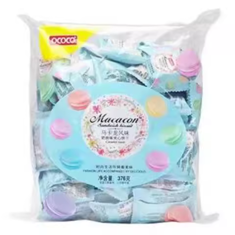 旺通100g马卡龙夹心饼（柠檬味）