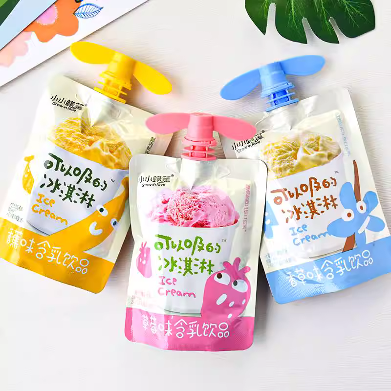 散称-小小蜡笔 可吸的冰淇淋 香草味