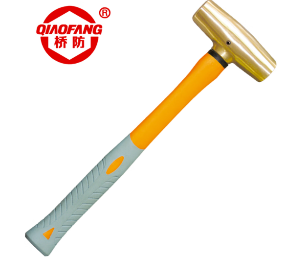 中泊桥防（QIAOFANG）2102A黄铜塑柄圆鼓锤