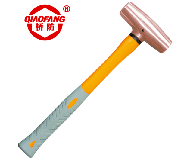 中泊桥防（QIAOFANG）2202A紫铜塑柄圆鼓锤