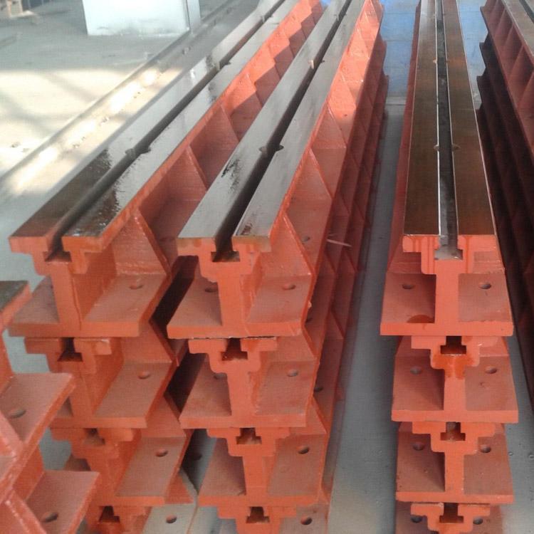 铸铁T型槽地轨 数控加工地槽铁 条型拼接装配地梁 基础地槽铁