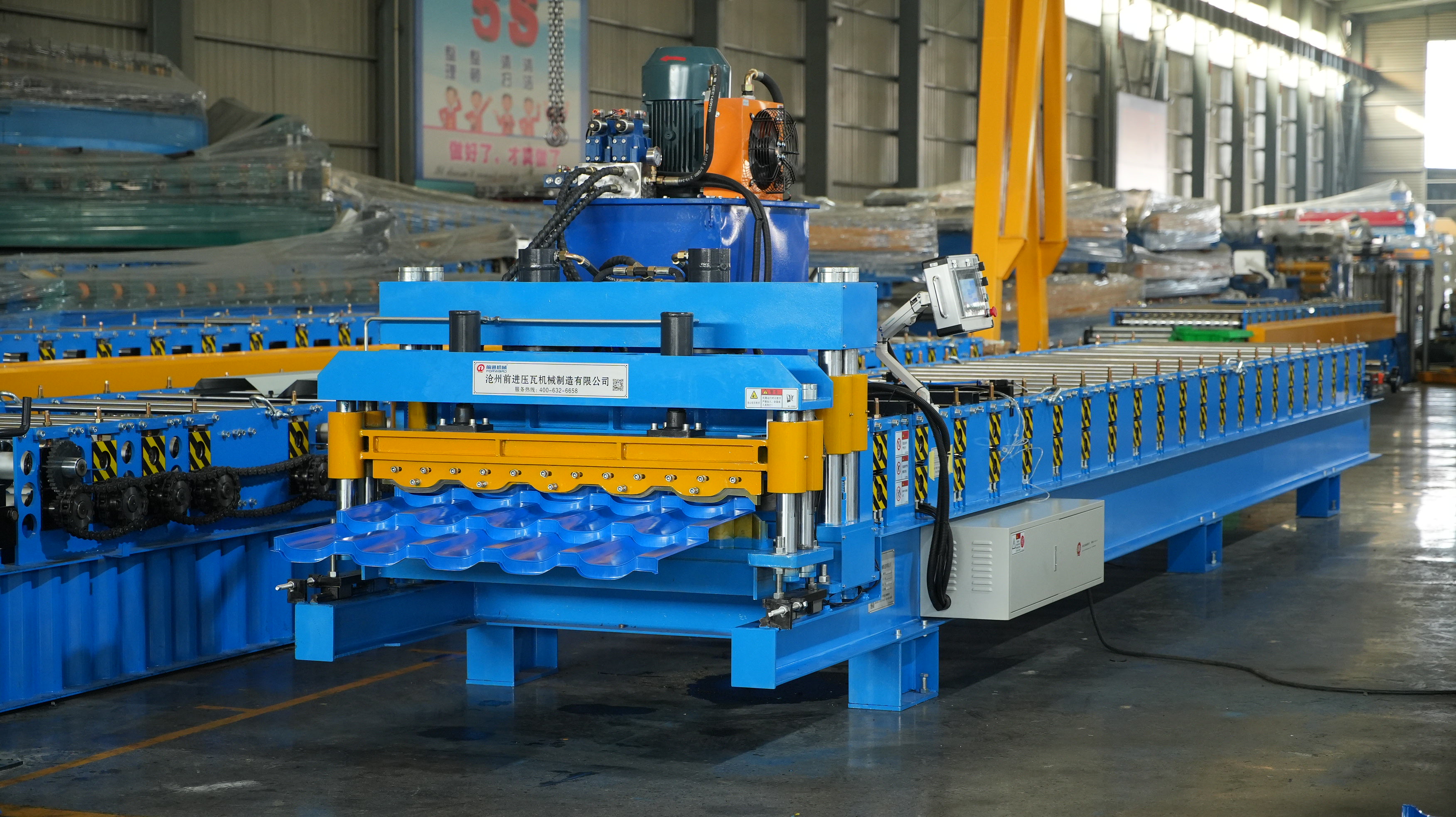 可定制全自动琉璃瓦成型机