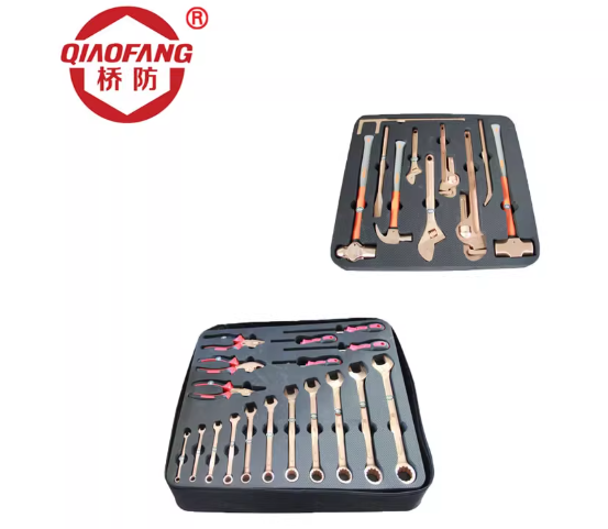 中泊桥防（QIAOFANG）No.K-28 防爆铍青铜28件套组合套装工具